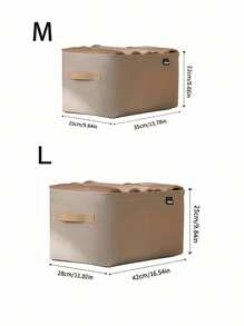 Simple Clothes Storage Bags, Foldable Dust-Proof Closet Organizer Basket For Home Closet Dormitory School Organizers, Teacher Organizers, Drawer Wardrobe Organizers, Closet Storage Quilted Bags, Under Bed Organizers Bedroom Clothes Storage Organizer Closet Organization And Storage - Multicolor - View 9