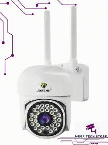 360 Degree Waterproof Wifi Security Camera With Alarm White Color - 白色 - 查看 1