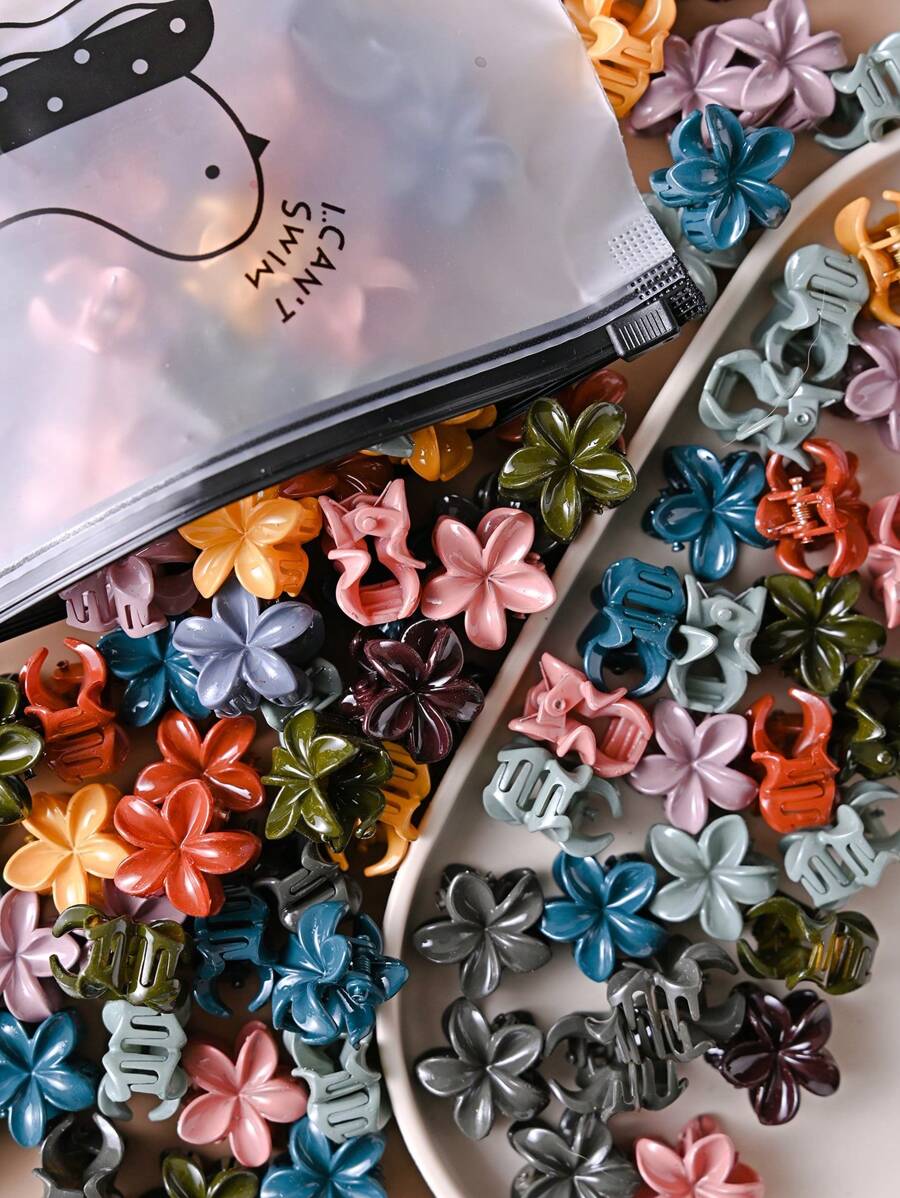 30 Stücke bunte Gänseblümchen Federklemmen für Damen, süße Prinzessin Haarspangen für den Frühling, Haaraccessoires