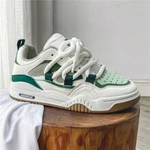 Four Seasons Men's Casual Sports Shoes Student Shoes - 綠色 - 查看 2