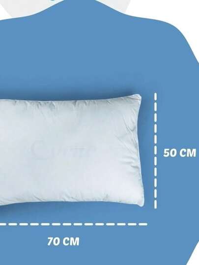 Primavera Home Kussen Core, Zachte Cozy, Washable Nonwoven Hypoallergenic Siliconized Pillows 50x70 view 2