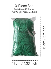 3 Skeins 100% Acrylic Softer Yarn Total 75 Grams 4ply Blended Milk Like Yarn For Hand Knitting DIY Projects