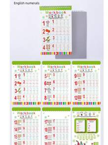 Kids Handwriting Practice Exercise Books, Early Education Tracing Writing Workbooks, Erasable, English, Cross-Border Wholesale Source