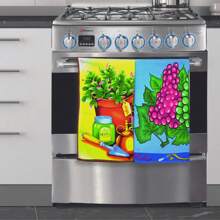 10 Piezas de Toallas Para Manos - Toalla de Cocina - Microfibra - Suaves al Tacto - Varios Diseños - Multicolor - Ver 7