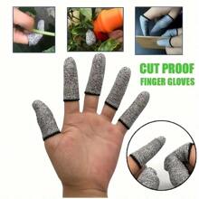 10/20/30/100pcs Finger Sleeves - Anti-Slip, Reusable Finger Protector For Kitchen, Work & Carving - Multicolor - View 2