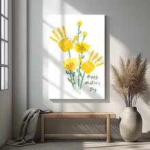 1 Pc Framed Canvas Poster, Mother's Day Wall Art, Ideal Gift For Bedroom Living Room Corridor, Wall Art, Wall Decor, Room Decoration