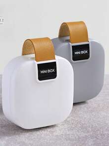 1/3 piezas Estuche de almacenamiento para auriculares, cable de datos, unidad USB, cargador, protector USB, tarjeta SD, bolsa de almacenamiento de viaje, cable de alimentación, de plástico