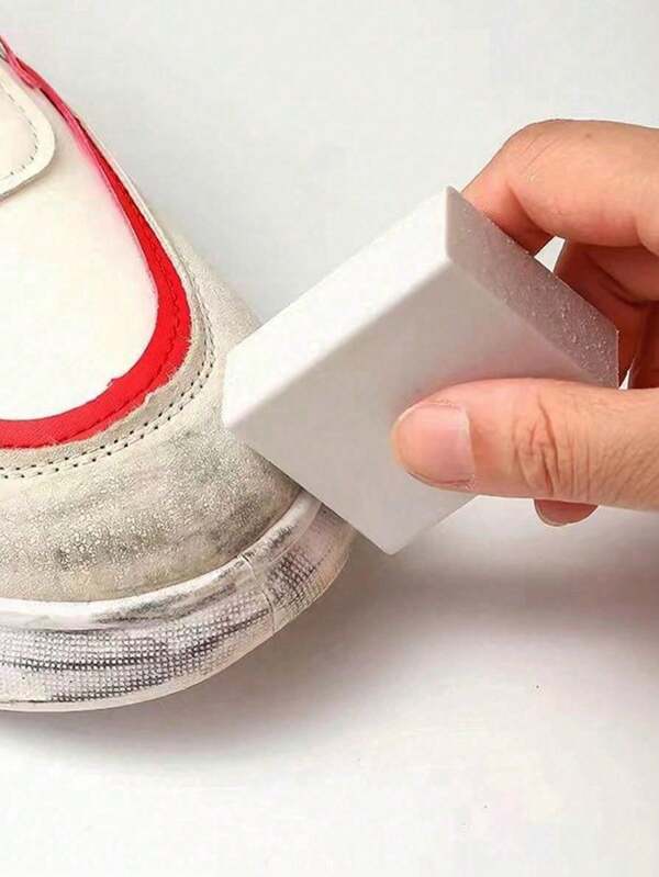 1pc/2pcs Suede Eraser Shoe Shine Cleaning, Suitable For Suede, Sneakers, Hole Shoes, Small White Shoes, Sneakers, Etc., Stain Removal Dry Cleaning Eraser, Toilet Tools, Cleaning Utensils, Bathroom Decoration