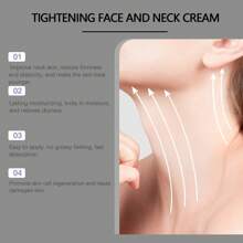 120g Neck Firming Roller Cream, Moisturizing And Lifting, Improving Neck Fine Lines, Massage Care