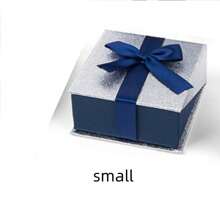 1pc Bowknot Jewelry Box With Magnetic Flip-Top Cover, Earrings Earrings Pendant Bead Storage Box - Magnetic Flip Cover Jewelry Box - View 5