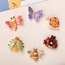 12pcs/6pcs, Fridge Magnets, Cartoon Flower Insect Fridge Magnets, Cute Decorative Magnets, Personalized Fridge Magnets For Kitchen Office Whiteboard Storage Cabinet And Dishwasher, Kitchen Decor, Home Decor, Mother's Day Gift - Multicolor - View 8