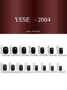 150 piezas/caja Uñas artificiales desmontables de la serie rosa para otoño e invierno, uñas postizas, suministros para uñas