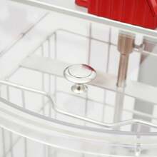 YUNRUX Manual Honey Extractor 2 Frames Tangential Extractor Stainless Steel Beekeeping