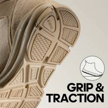 Men's Lightweight Military Tactical Work Boots Outdoor Motorcycle Combat Boots - Khaki - View 11