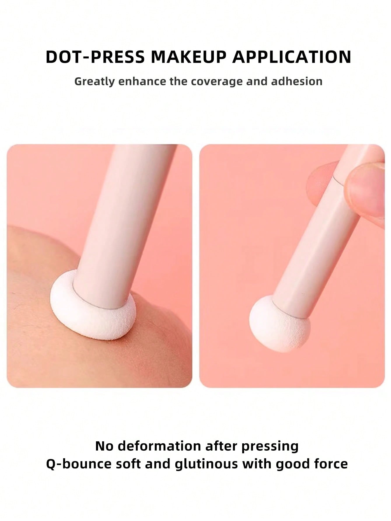 مجموعة 5 فرشاة مصحح بشكل فطري رأس إسفنجي ناعم وغير...