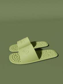 Foldable Bathroom Slippers, Unisex Quick Drying Anti-Slip Shower Shoes, Portable Packable Sandals For Travel, Beach, Hotel, Great Gift For Family, Friends And Relatives - Green - View 5