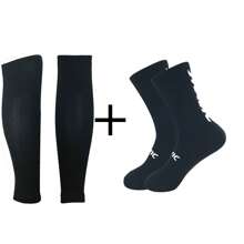 2pcs/Set Professional Anti-Slip Soccer/Football Long Socks With Double-Layer Shin Guards - Multicolor - View 4