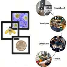 1/5/10 Przenośne pudełko ekspozycyjne na biżuterię, odpowiednie na naszyjniki, bransoletki, kolczyki, pierścionki - wielofunkcyjne pudełko wiszące o wysokiej elastyczności do przechowywania i kolekcjonowania akcesoriów - antyoksydacyjny przezroczysty materiał PS Wyświetlacz Produkcja biżuterii Wyświetlacz i materiały opakowaniowe Organizator Pudełko do przechowywania Podróż