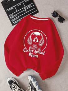 Cocker Spaniel Mom Women's Fashion Sweatshirts