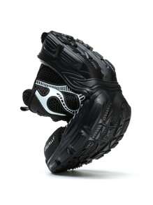 UMBURLLY Women's Steel Toe Shoes, Puncture Resistant, Button Closure, Suitable For Factory, Workshop, Office In Summer