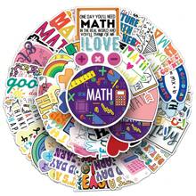 50 szt. naklejek matematycznych na butelkę z wodą, laptopa, Hydro Flasks, etui na telefon, album ze zdjęciami, skuter, rower, prezenty świąteczne