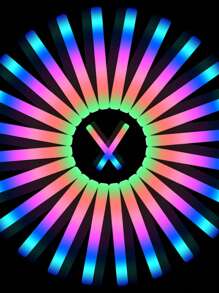 84PCS Foam Glow Stick, 3 Kinds Of Flash Mode Suitable, Glow Party Supplies, Suitable For Wedding Parties, Music Carnival, Birthday, Valentine's Day Party And Other Festive Atmosphere Decoration