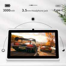 JIKOCXN Tablet 7 Inch Android Tablets, 6(2+4 Expand)32GB+256 SD Expand, Quad Core Processor, 3000mAh Battery, Wi-Fi, 2MP+5MP Dual Camera - màu đen - Xem 4