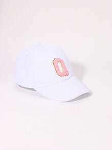 1 件装幼儿/小男孩棒球帽防晒，春夏户外运动帽，可调节抽绳，便携，白色婴儿用品 - 1PC - 查看 12