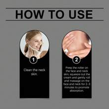 120g Neck Firming Roller Cream, Moisturizing And Lifting, Improving Neck Fine Lines, Massage Care