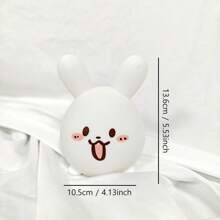 Lámparas de dormitorio Lámpara de silueta de conejo de mascota de dibujos animados con luz LED nocturna