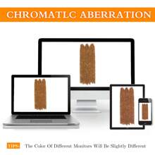 FULCRUM 12-36 Inch Butterfly Locs Crochet Hair Thick Synthetic Meche Dreadlocks Faux Locks Crochet Braiding Hair Extensions For Women - Gold - View 5