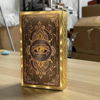 Beginner's Tarot Card Deck, 4.72x2.76 Inches, Durable PET Material, Anti-Wrinkle, Waterproof, Smooth Sliding, Suitable For Spiritualists, Best Gift For Festivals, Family Gatherings, Includes Instruction Manual