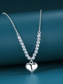Ms. Student Heart Pendant Necklace Suitable For Daily Wear - Ms. Student Heart Pendant Necklace - View 3