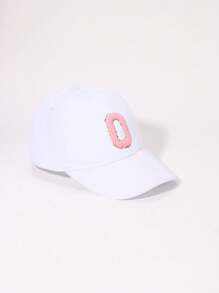 1 件装幼儿/小男孩棒球帽防晒，春夏户外运动帽，可调节抽绳，便携，白色婴儿用品 - 1PC - 查看 42