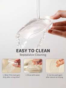 طُرُق سيليكون لزيادة الارتفاع تدخل في الحذاء جل رفع الكعب يُدرج شفاف مطاطي للرجال والنساء (1/2/3 سم)