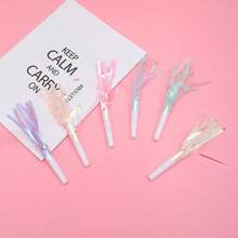 6pcs Birthday Party Blowout Tassels Whistle