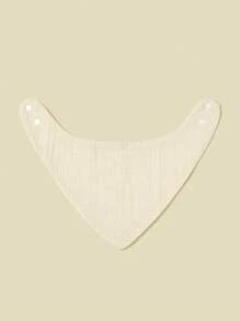 4 件套婴儿围兜，100% 纯棉，柔软透气，适合新生儿，纯色，男女通用 - 彩色 - 查看 4