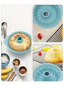 4 peças/Conjunto 4 Estilos Conjunto de Formas de Silicone para Assar Bolos, Formas de Bolo de Silicone Antiadesivas e Resistentes ao Calor Adequadas para Vários Fornos, Formas de Assar Essenciais para Cozinha de Restaurante, Jogo de Formas de Silicone para Assar Bolos, Resistente ao Calor, Assadeira, Bolo, Frigideira, Torrada, Forma, Cozinha de Assar, Muffin