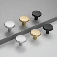 3/6 Piece Set, Circular Kitchen Cabinet Handle Drawer, Dressing Table, Bathroom, Dressing Table, Furniture Door, Cabinet - Multicolor - View 1