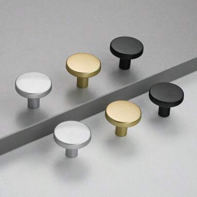 3/6 Piece Set, Circular Kitchen Cabinet Handle Drawer, Dressing Table, Bathroom, Dressing Table, Furniture Door, Cabinet