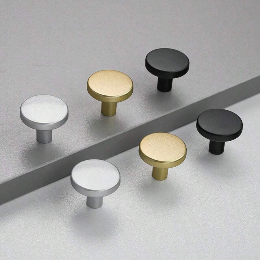 3/6 Piece Set, Circular Kitchen Cabinet Handle Drawer, Dressing Table, Bathroom, Dressing Table, Furniture Door, Cabinet - Multicolor - View 1