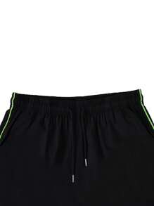 1 pieza Pantalones casuales sueltos para hombres, aptos para primavera/verano, playa, vacaciones, uso diario, entrenamiento, actividades al aire libre, fitness, correr, versátil y de moda para la calle