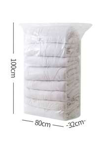 1pc Non-Inflatable Vacuum Seal Storage Bag, Flat Organizer For Bedding, Apparels, Down Jackets - Multicolor - View 6