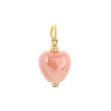 1 PIEZA Encantos bohemios de oro y esmalte - Colgantes en forma de corazón, ojo malvado, floral y frutas para hacer collares y pulseras, suministros de joyería vintage