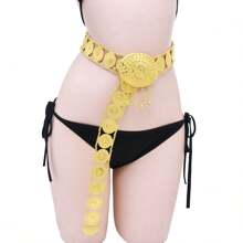 1 pièce Nouvelle chaîne de taille en alliage, accessoire de bijoux de corps pour la danse du ventre, accessoires de gros d'Asie du Sud-Est
