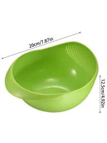 2 piezas Cernidor de arroz de cocina mini, bol de arroz pequeño, lavadora de arroz, canasta de lavado de arroz, colador de limpieza de arroz, apta para uso doméstico