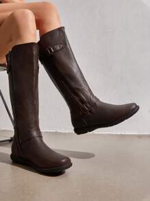 Women's Trace Faux Fur-Lined Knee High Winter Boot - Brown - View 2