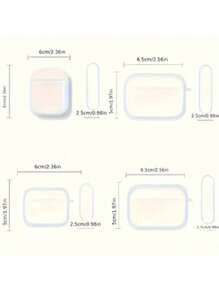 星形/花形耳机盒适用于 ，新款第四代 1/2、3/Pro/Pro2 无线耳机保护套，男朋友/女朋友礼物 - 星星圖形磨砂黑耳機套 - 查看 6