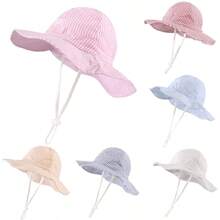 Baby Sun Hat Toddler Sun Protection Bucket Hats For Boys Girls Infant Wide Brim Beach Hat Baby Bucket Hat