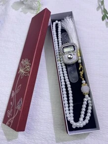 1 Set praktischer Rosenkranz & Armband für tägliches Gebet, in hochwertiger Geschenkbox verpackt